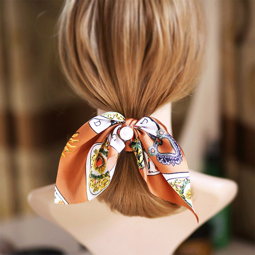 Women's Elastic Bowknot with Print