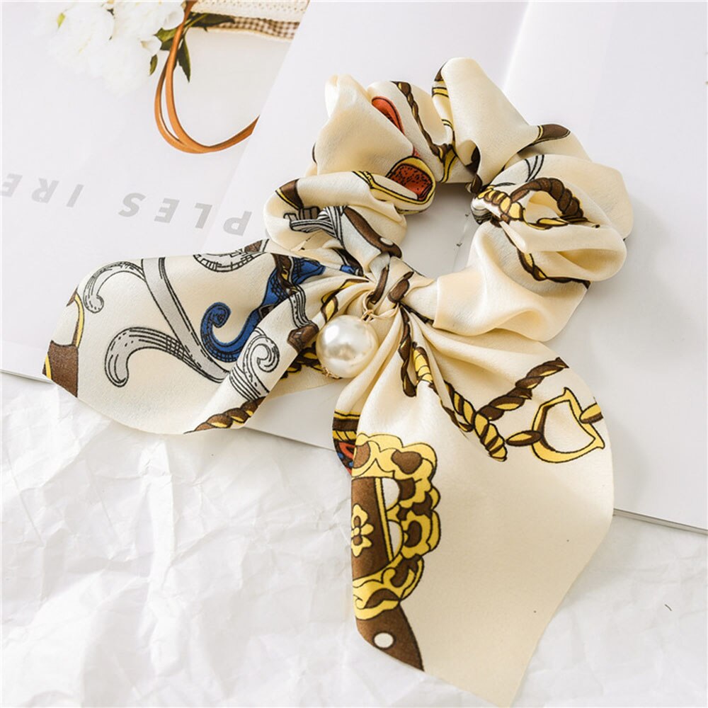 Women's Elastic Bowknot with Print