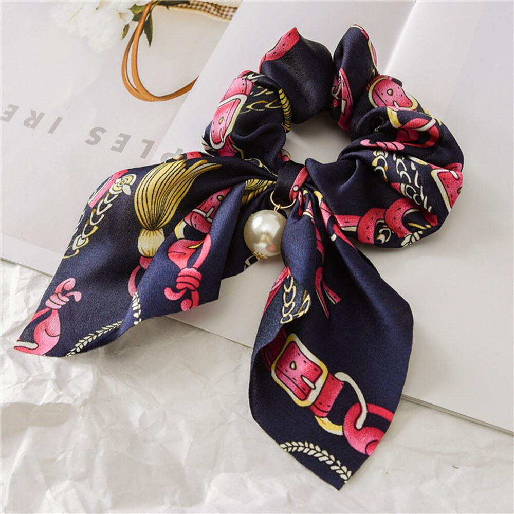 Women's Elastic Bowknot with Print