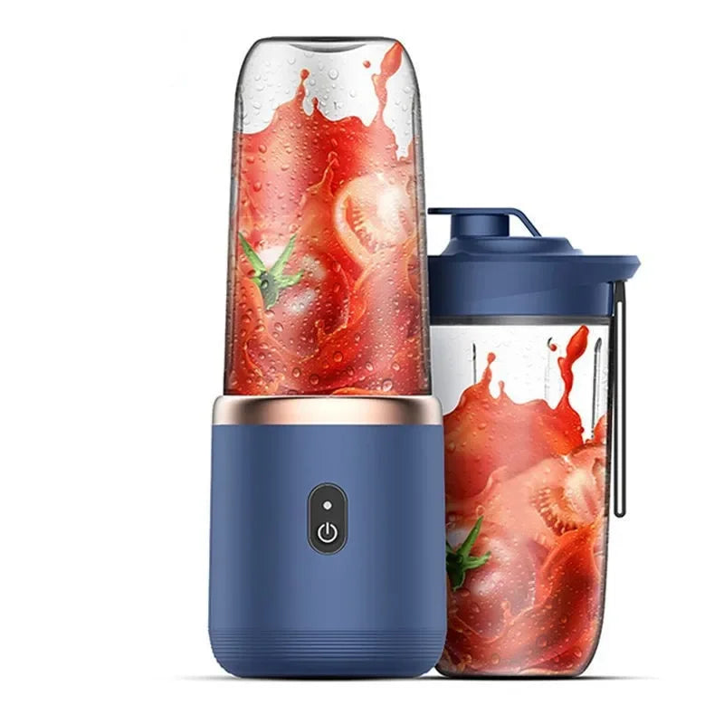 Portable Fruit Juice Blenders Summer Personal Electric Mini Bottle Home USB 6 Blades Juicer Cup Machine For Kitchen (Copie)