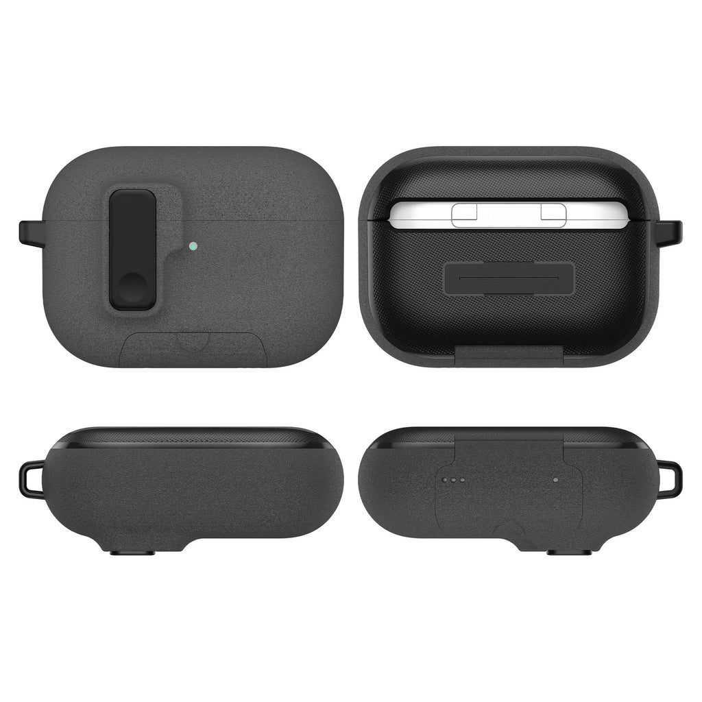 with Phone Holder For AirPods Pro 3 Case with Secure Lock Full Drop Shockproof Protective Cover with Keychain For AirPods Pro 3 (Copie)