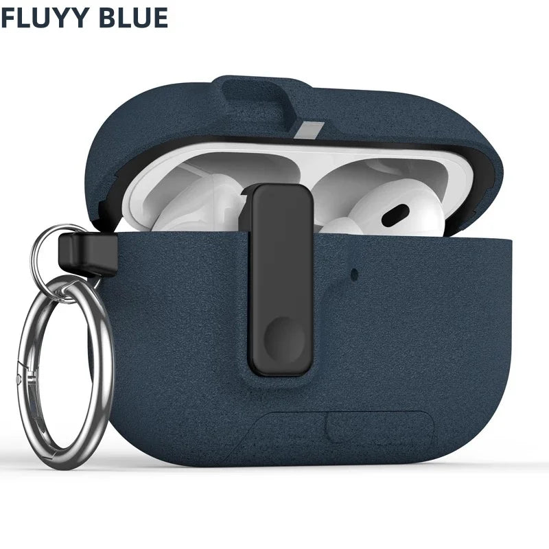 with Phone Holder For AirPods Pro 3 Case with Secure Lock Full Drop Shockproof Protective Cover with Keychain For AirPods Pro 3 (Copie)