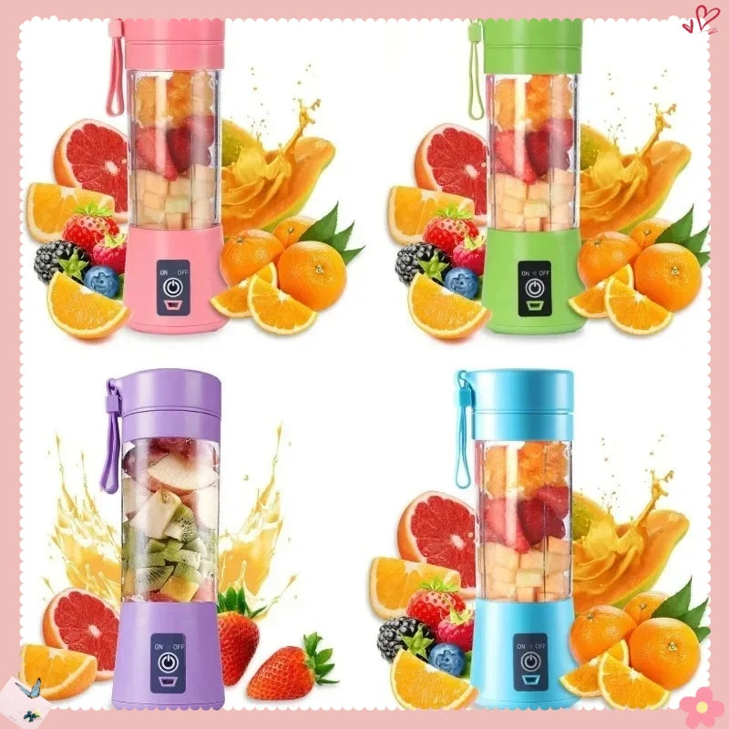 Portable Electric Handheld Blender Rechargeable Travel Fruit Juicer Cup Mini Mixer for Smoothies Milkshakes (Copie)