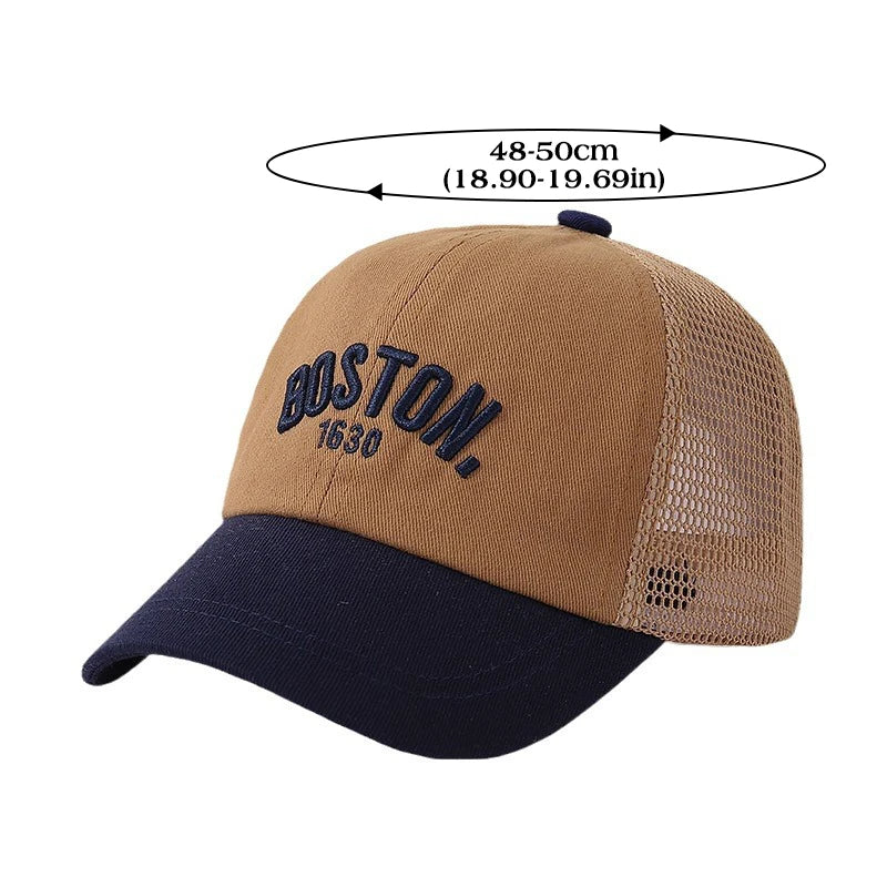 Baby Mesh Baseball Cap Kids Summer Sun Hat Letter Peaked Hats 1-3year Boys Girls Hollow Breathable Sunscreen Caps Children Visor (Copie)