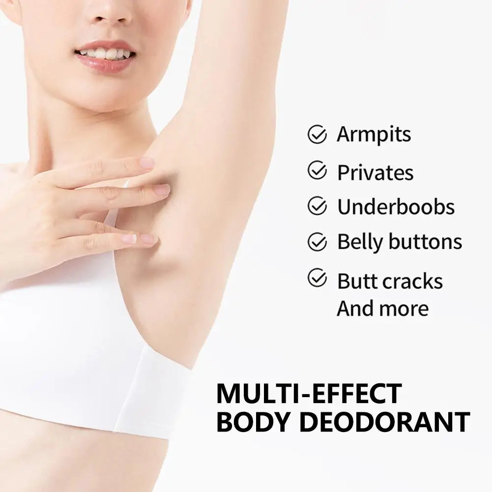 3PCS Body Deodorant Natural Body Deodorant for Women&Men All-Day Odor Control, Moisturizing&pH Balancing Intimate&Underarm Care (Copie)