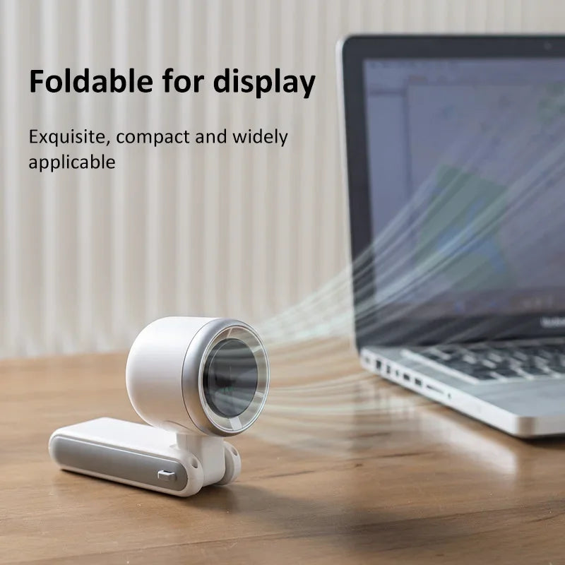 Summer Hanging Neck Fan Outdoor 180 Degree Folding Desktop Mini Fan Hand-held Folding High-speed Powerful Turbo Portable Fans (Copie)