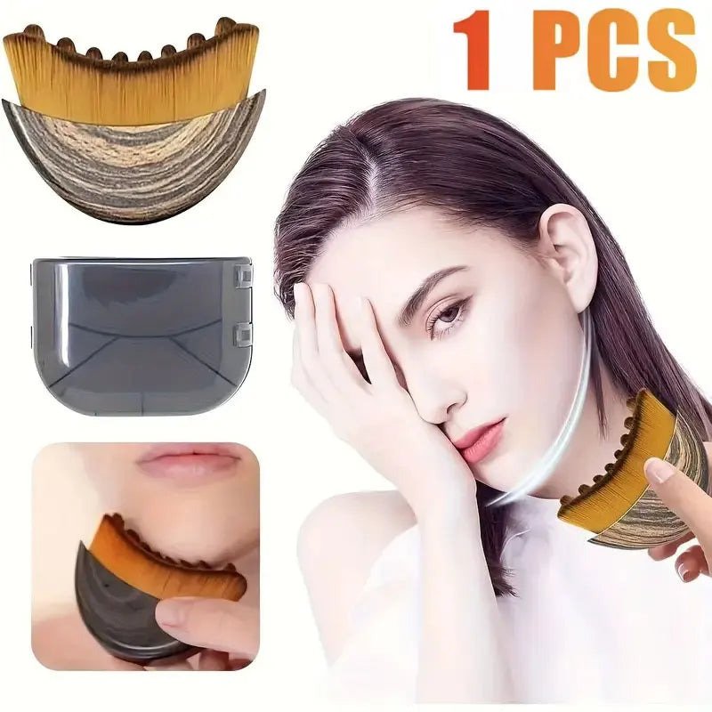 Lymphatic Contour Face Brush,Chin &Jawline Sculpting,Drainage Massager for Face,Ergonomically Designed to Fit The Skin Precisely (Copie)