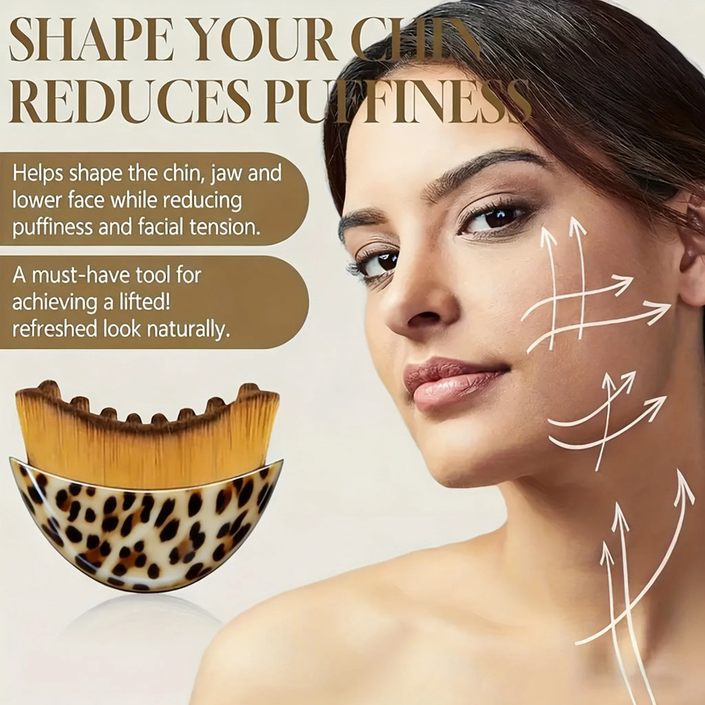 Lymphatic Contour Face Brush,Chin &Jawline Sculpting,Drainage Massager for Face,Ergonomically Designed to Fit The Skin Precisely (Copie)