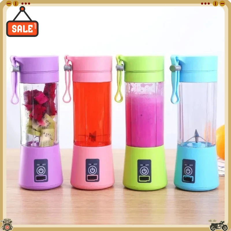 Portable Electric Handheld Blender Rechargeable Travel Fruit Juicer Cup Mini Mixer for Smoothies Milkshakes (Copie)